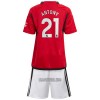 Camisola + Calções Manchester United Antony 21 Criança Equipamento 1ª 23/24